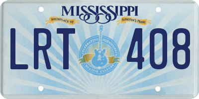 MS license plate LRT408