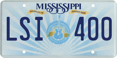 MS license plate LSI400