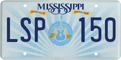 MS license plate LSP150