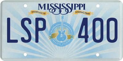 MS license plate LSP400