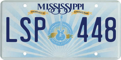 MS license plate LSP448
