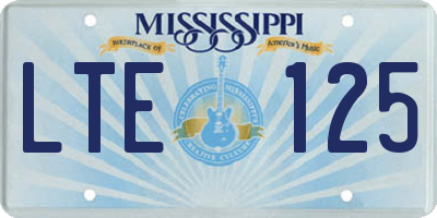 MS license plate LTE125