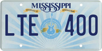 MS license plate LTE400