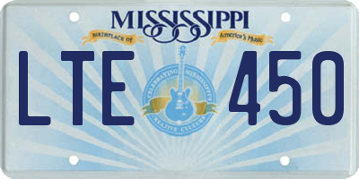 MS license plate LTE450