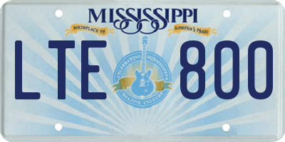 MS license plate LTE800