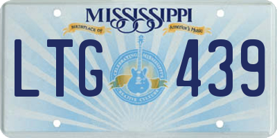 MS license plate LTG439