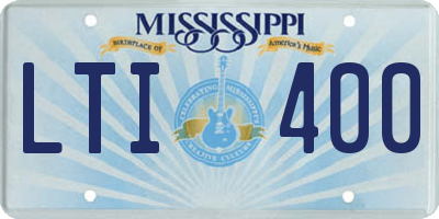 MS license plate LTI400