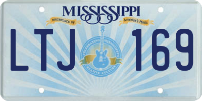 MS license plate LTJ169