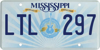 MS license plate LTL297