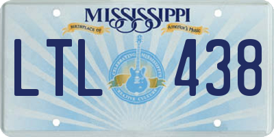 MS license plate LTL438