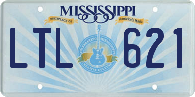 MS license plate LTL621