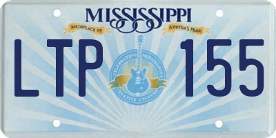 MS license plate LTP155