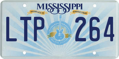 MS license plate LTP264