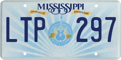 MS license plate LTP297