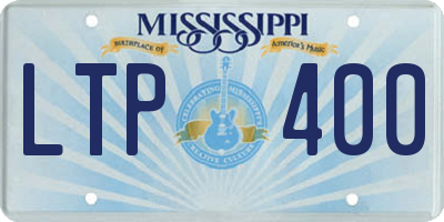 MS license plate LTP400