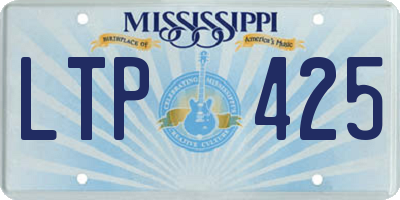 MS license plate LTP425