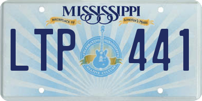 MS license plate LTP441