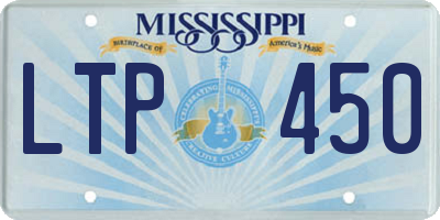 MS license plate LTP450