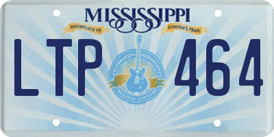 MS license plate LTP464
