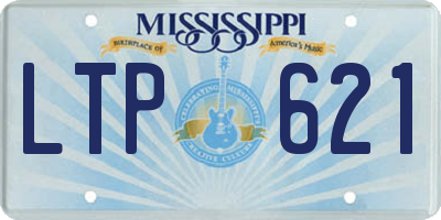 MS license plate LTP621