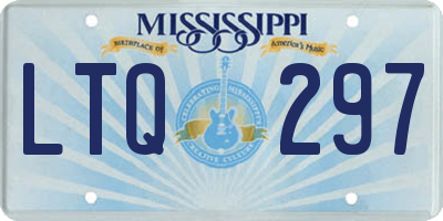 MS license plate LTQ297