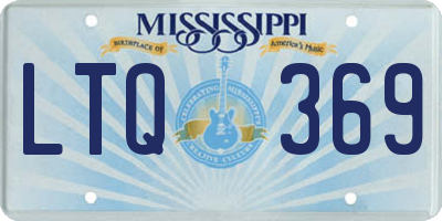 MS license plate LTQ369