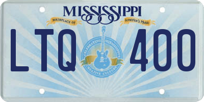 MS license plate LTQ400