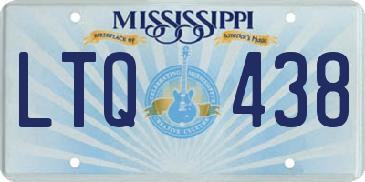 MS license plate LTQ438