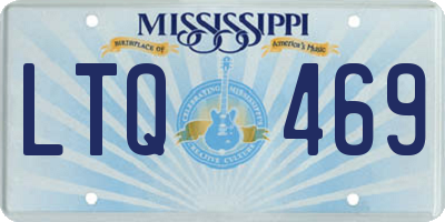 MS license plate LTQ469