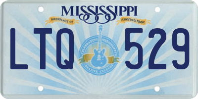 MS license plate LTQ529