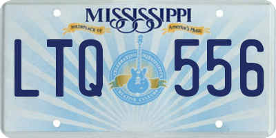 MS license plate LTQ556
