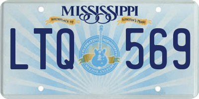 MS license plate LTQ569
