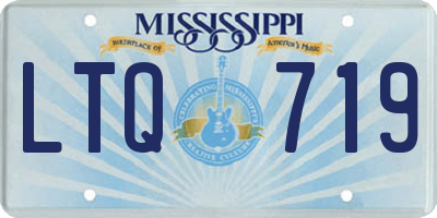 MS license plate LTQ719