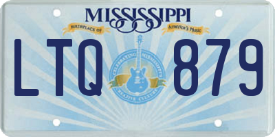 MS license plate LTQ879