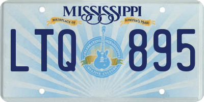 MS license plate LTQ895