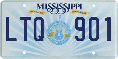 MS license plate LTQ901