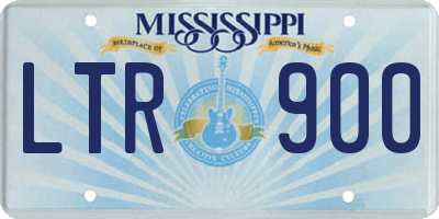 MS license plate LTR900