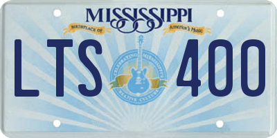 MS license plate LTS400