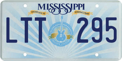 MS license plate LTT295