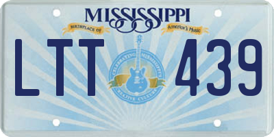 MS license plate LTT439