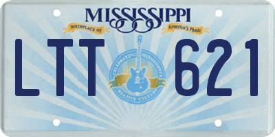 MS license plate LTT621