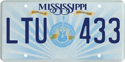 MS license plate LTU433