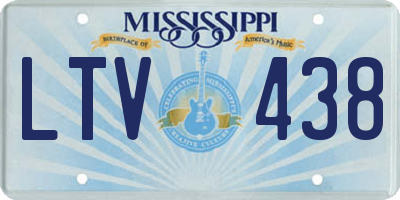 MS license plate LTV438