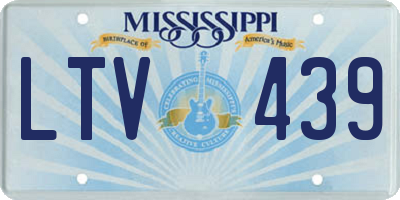 MS license plate LTV439