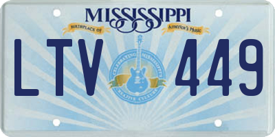 MS license plate LTV449