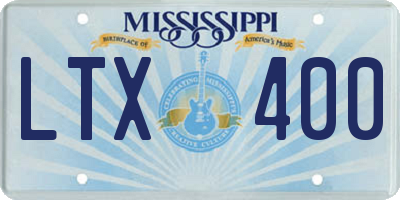 MS license plate LTX400
