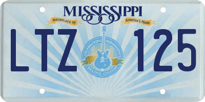 MS license plate LTZ125