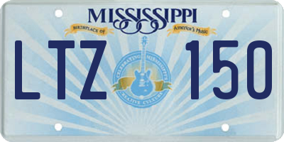 MS license plate LTZ150
