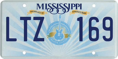 MS license plate LTZ169