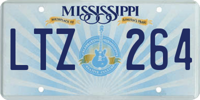 MS license plate LTZ264